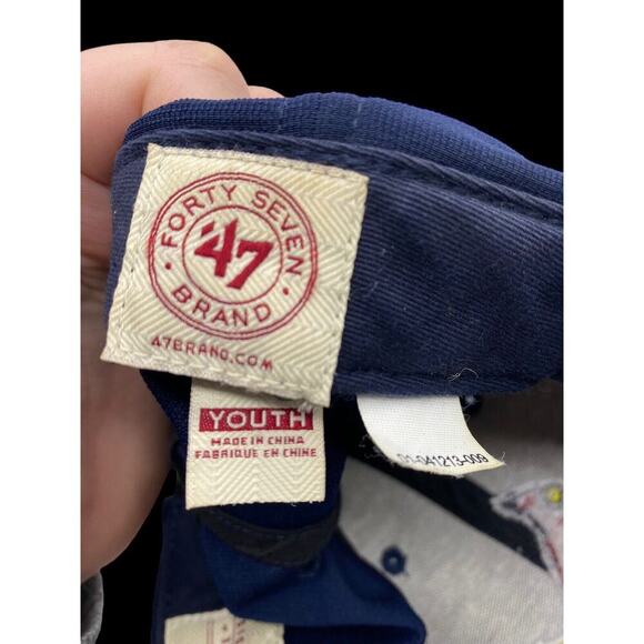 St Louis Cardinals Hat Youth Shark Tooth Wings Look Baseball Hat Ball Cap '47 - Picture 8 of 9